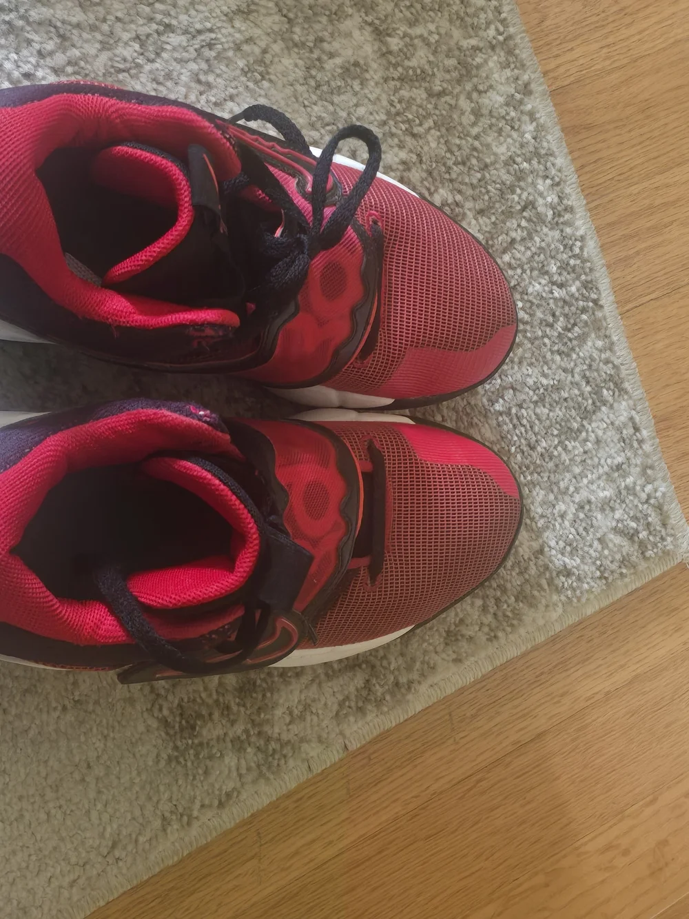 Nike Kevin Durant Kids' Red Athletic Sneakers